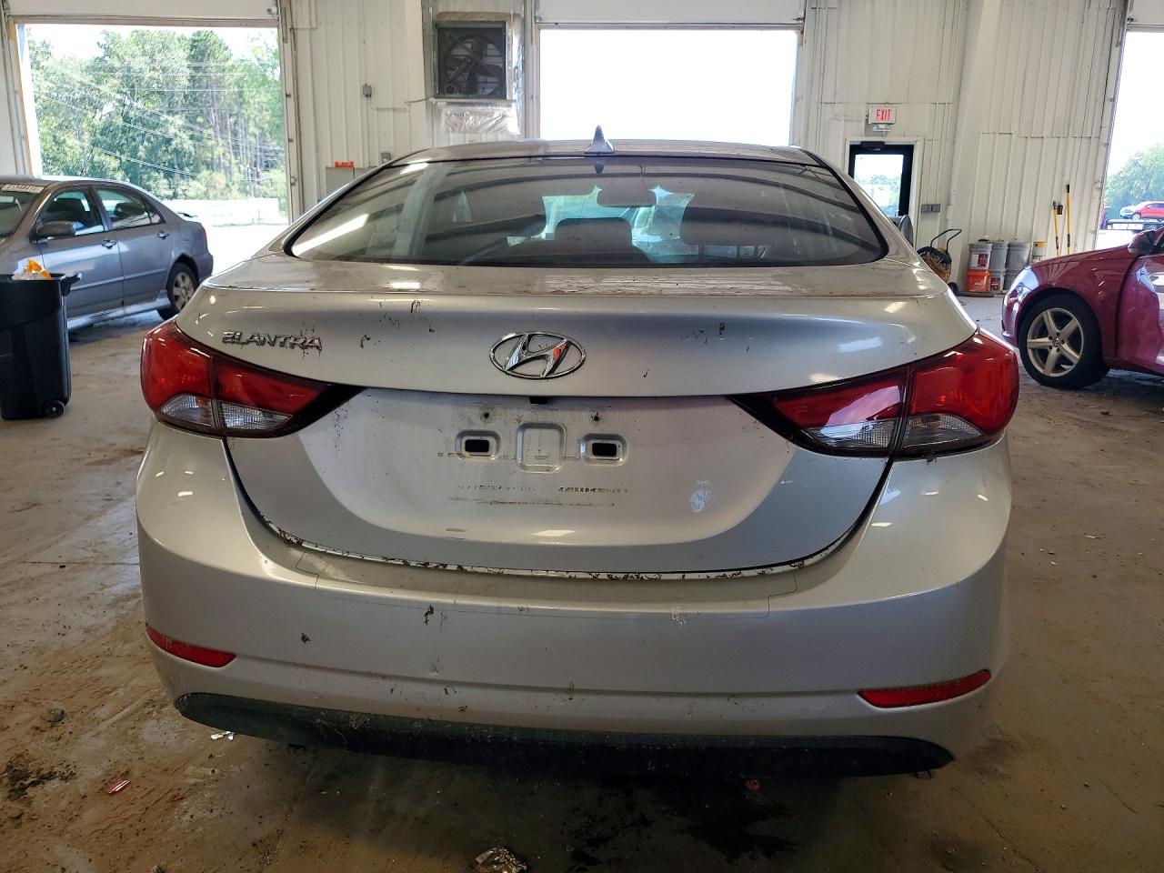 2015 Hyundai Elantra Se Silver vin: KMHDH4AE8FU240096