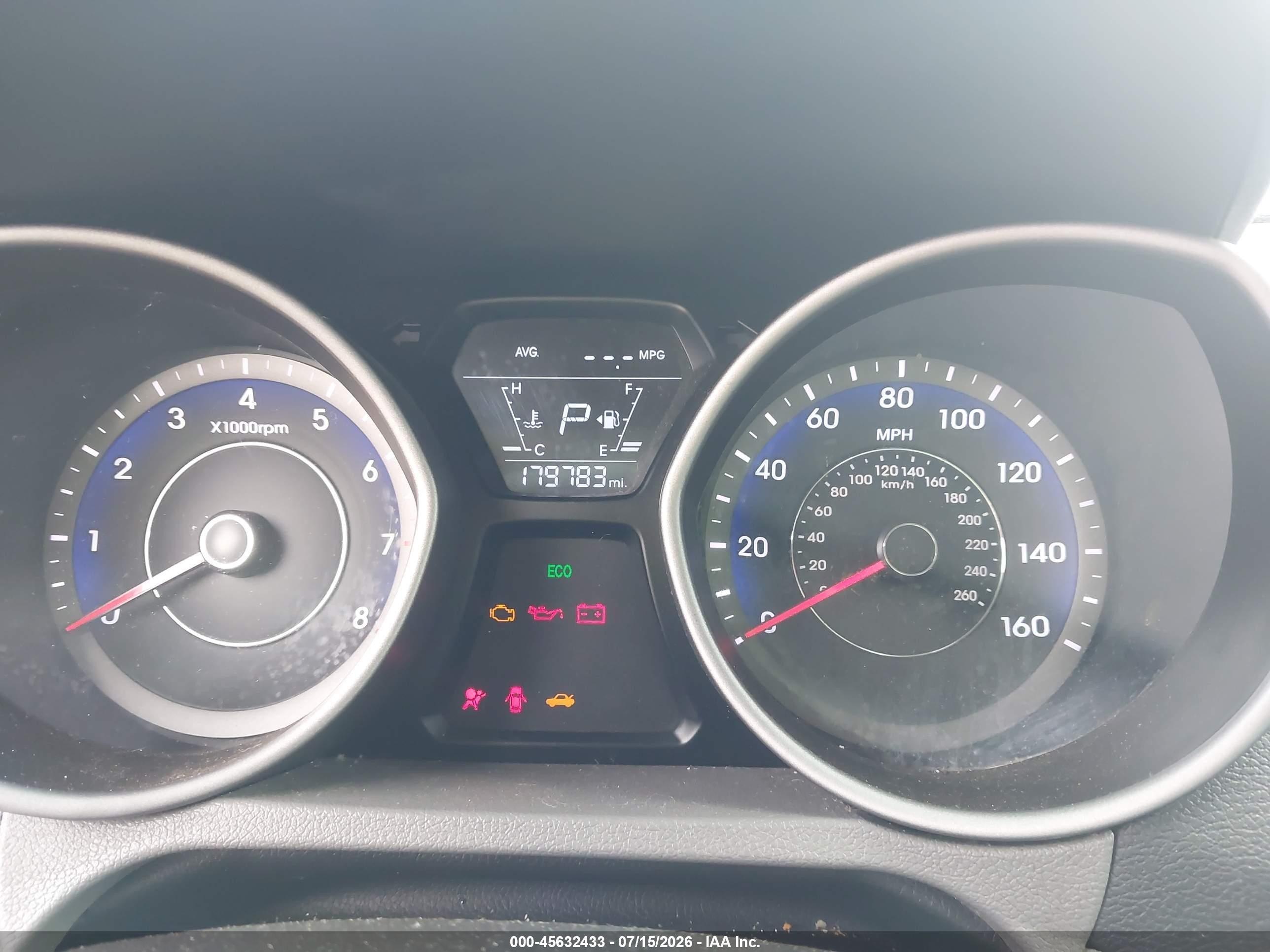 2015 Hyundai Elantra Se Gray vin: KMHDH4AE8FU252667
