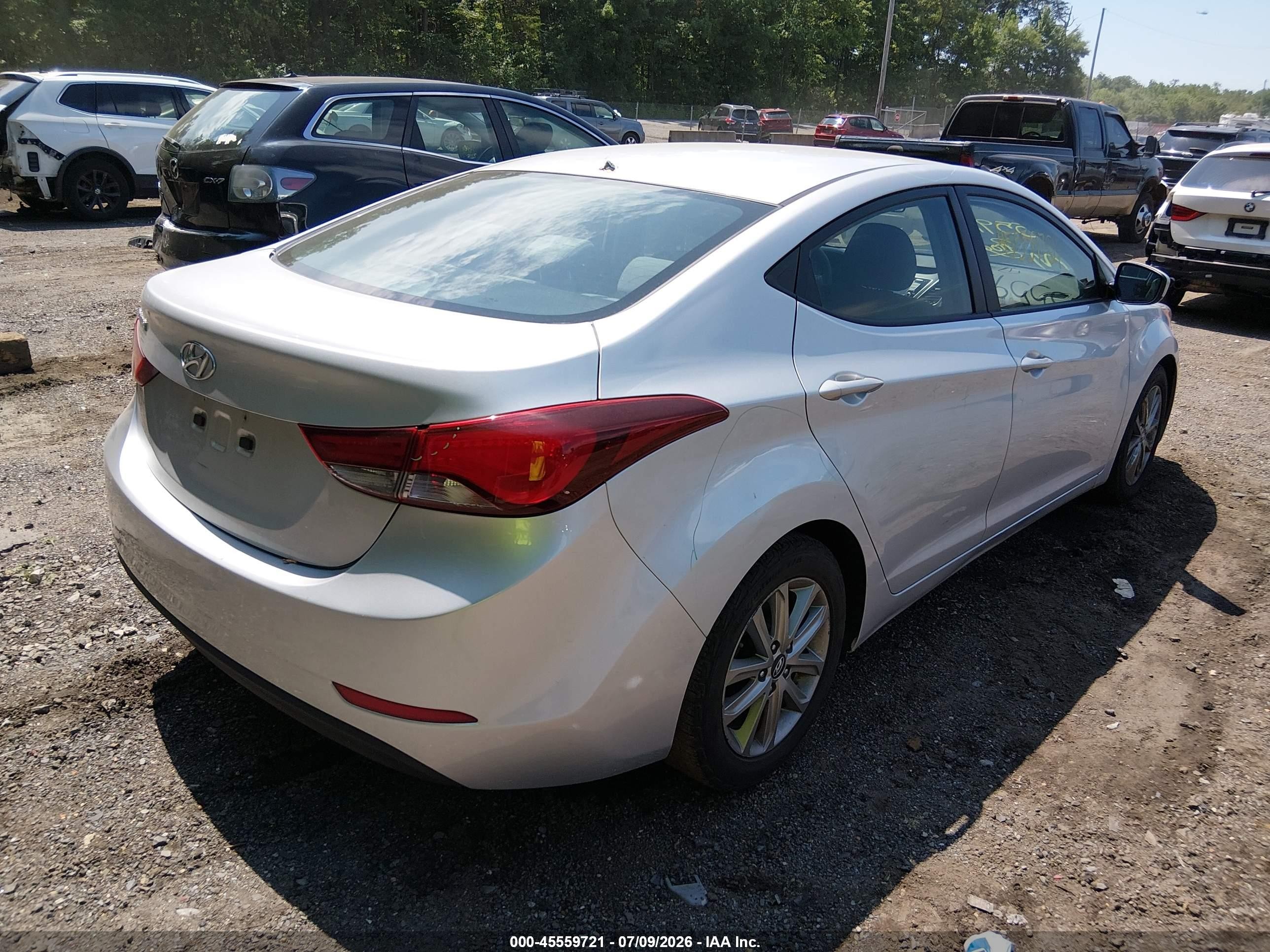 2015 Hyundai Elantra Se Серебряный vin: KMHDH4AE8FU260770