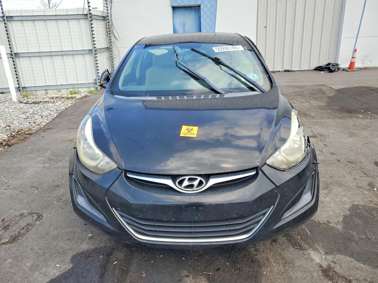 2015 Hyundai Elantra Se Черный vin: KMHDH4AE8FU283353
