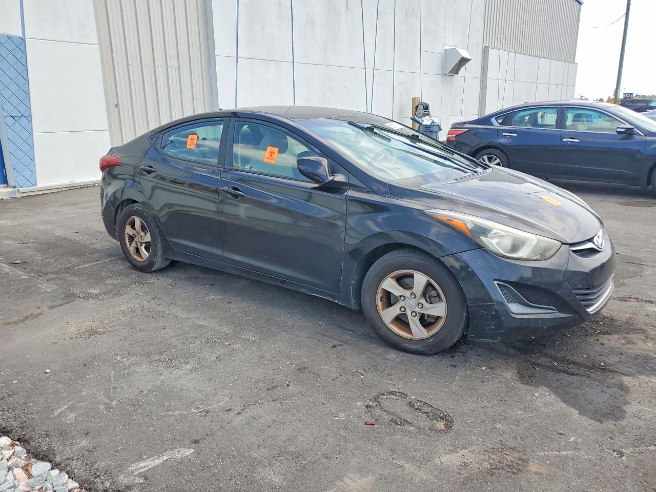 2015 Hyundai Elantra Se Черный vin: KMHDH4AE8FU283353