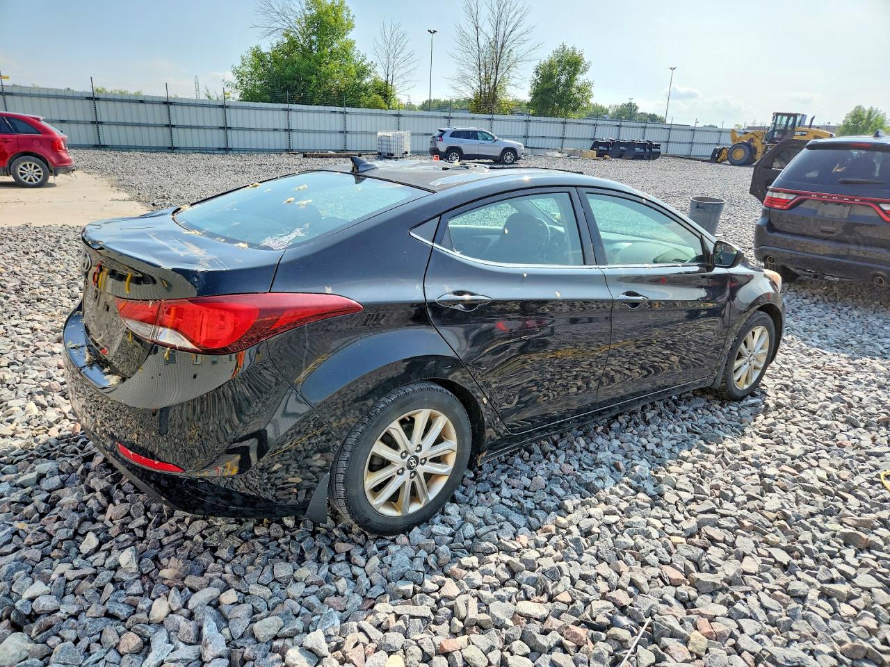 2015 Hyundai Elantra Se Black vin: KMHDH4AE8FU285958