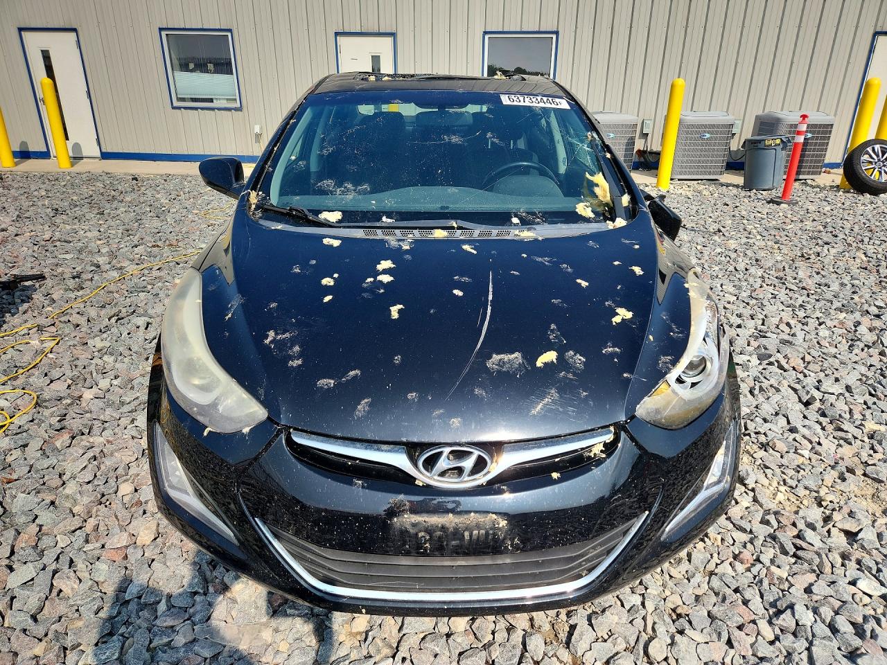 2015 Hyundai Elantra Se Black vin: KMHDH4AE8FU285958