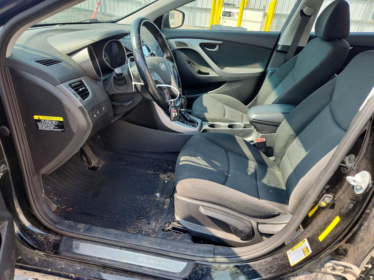 2015 Hyundai Elantra Se Black vin: KMHDH4AE8FU285958
