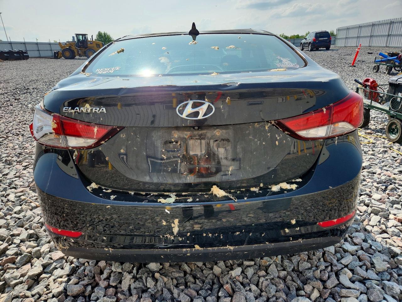 2015 Hyundai Elantra Se Black vin: KMHDH4AE8FU285958