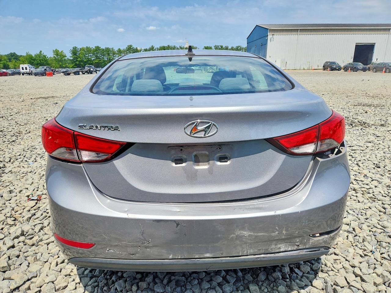 2015 Hyundai Elantra Se Silver vin: KMHDH4AE8FU297933
