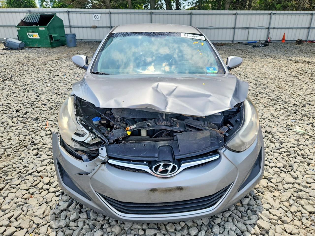 2015 Hyundai Elantra Se Silver vin: KMHDH4AE8FU297933