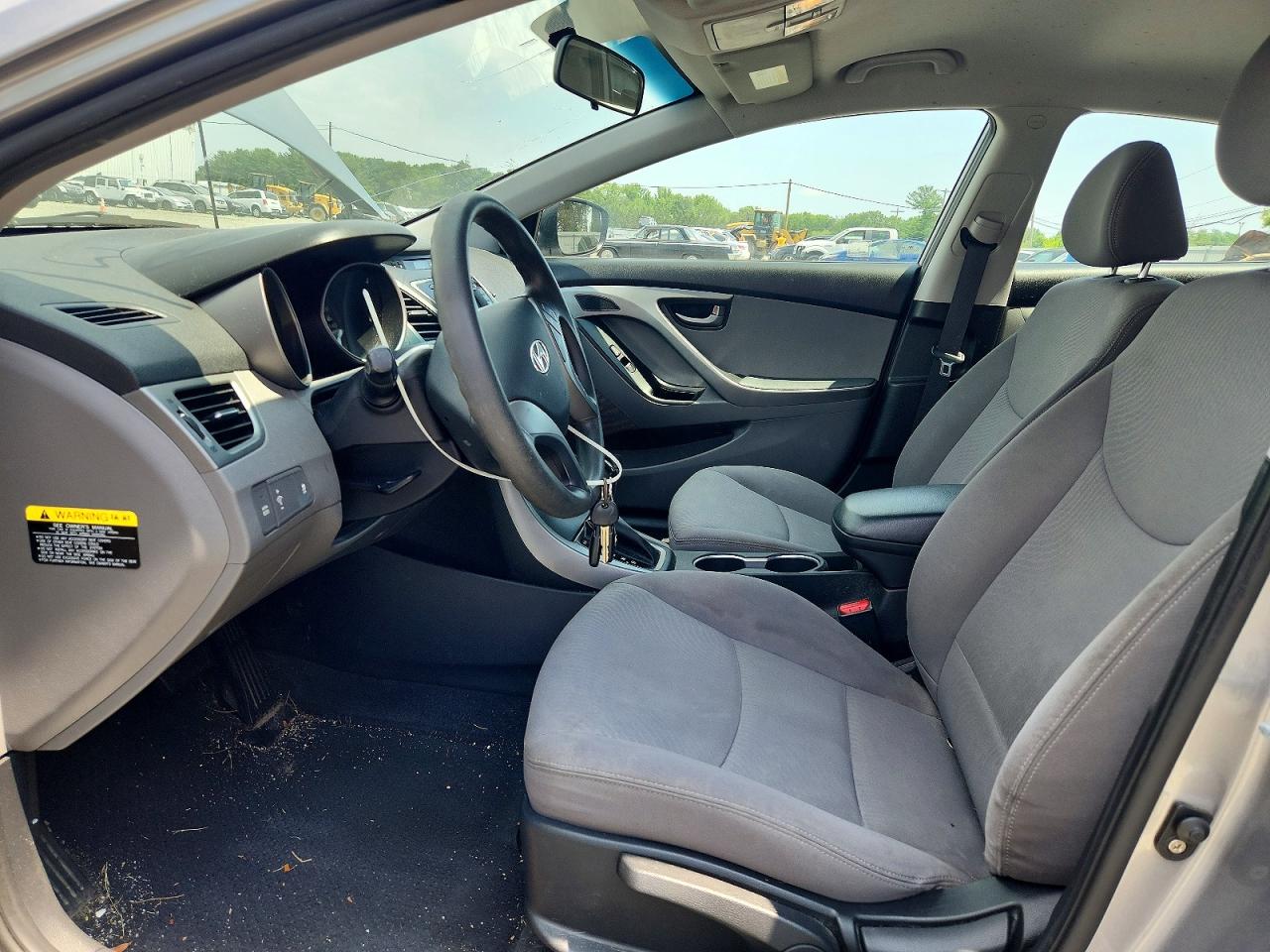 2015 Hyundai Elantra Se Silver vin: KMHDH4AE8FU297933