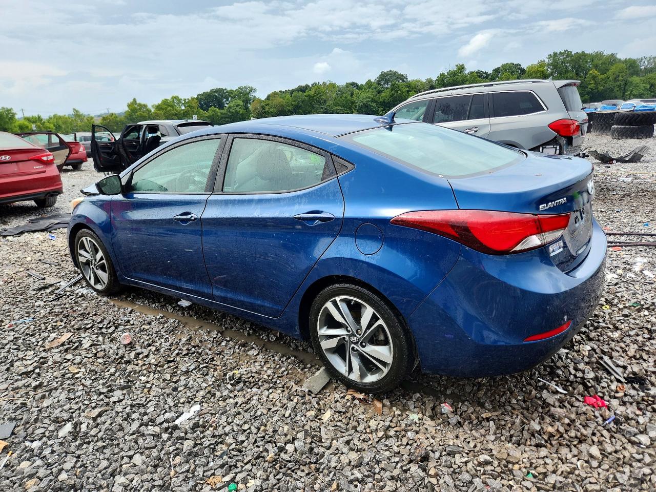 2015 Hyundai Elantra Se Blue vin: KMHDH4AE8FU300295