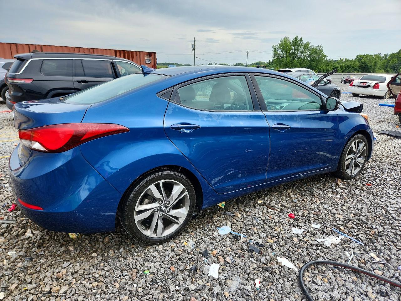2015 Hyundai Elantra Se Blue vin: KMHDH4AE8FU300295