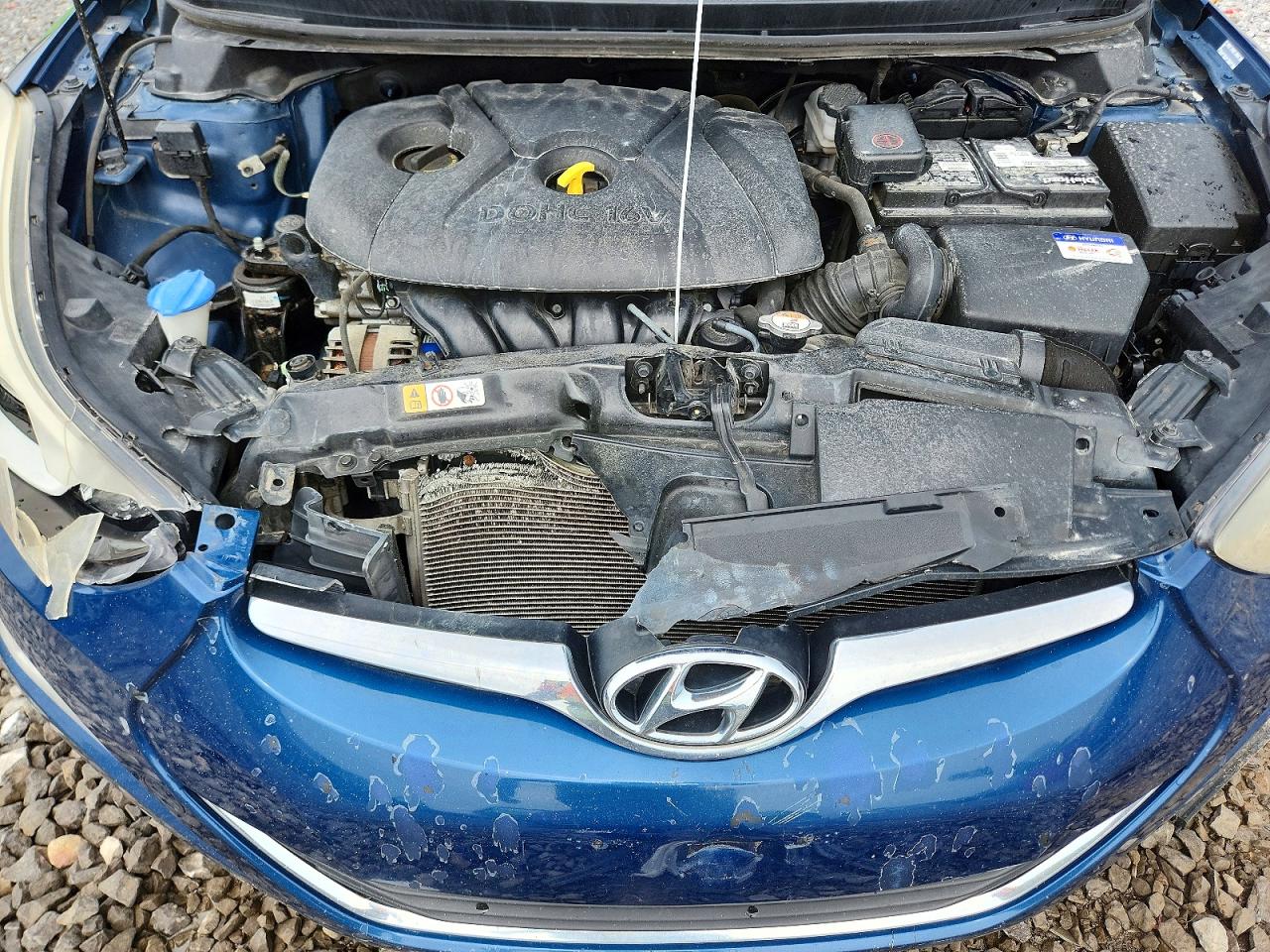 2015 Hyundai Elantra Se Blue vin: KMHDH4AE8FU300295