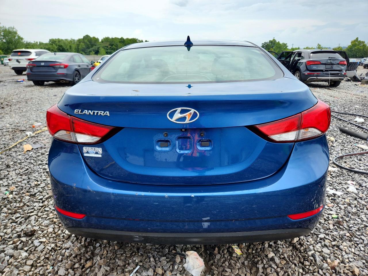 2015 Hyundai Elantra Se Blue vin: KMHDH4AE8FU300295