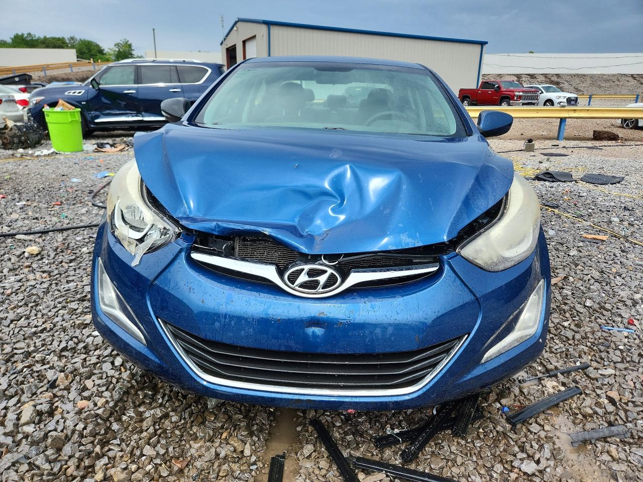 2015 Hyundai Elantra Se Blue vin: KMHDH4AE8FU300295