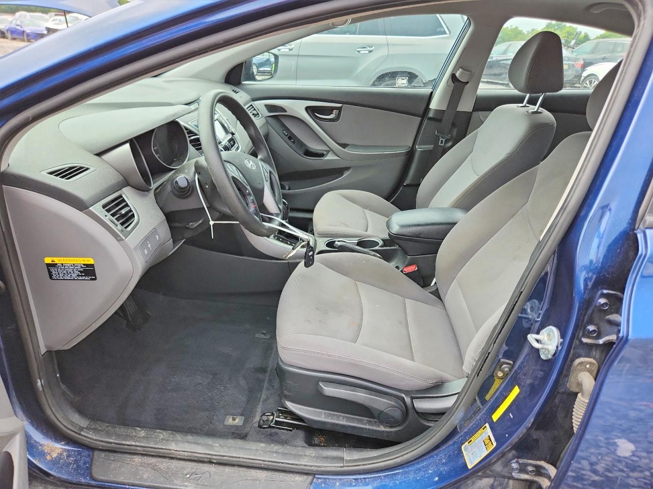 2015 Hyundai Elantra Se Blue vin: KMHDH4AE8FU300295