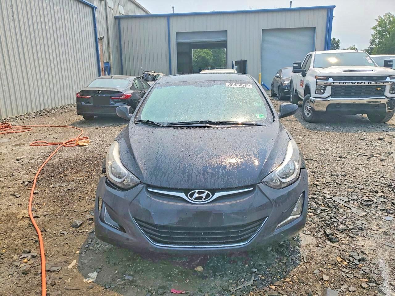 2015 Hyundai Elantra Se Black vin: KMHDH4AE8FU306999
