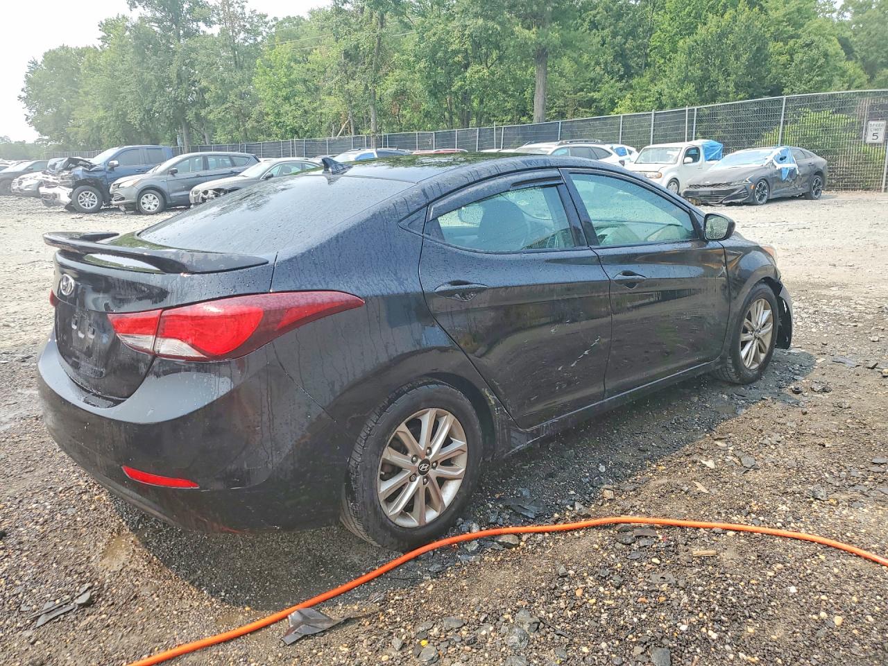 2015 Hyundai Elantra Se Black vin: KMHDH4AE8FU306999
