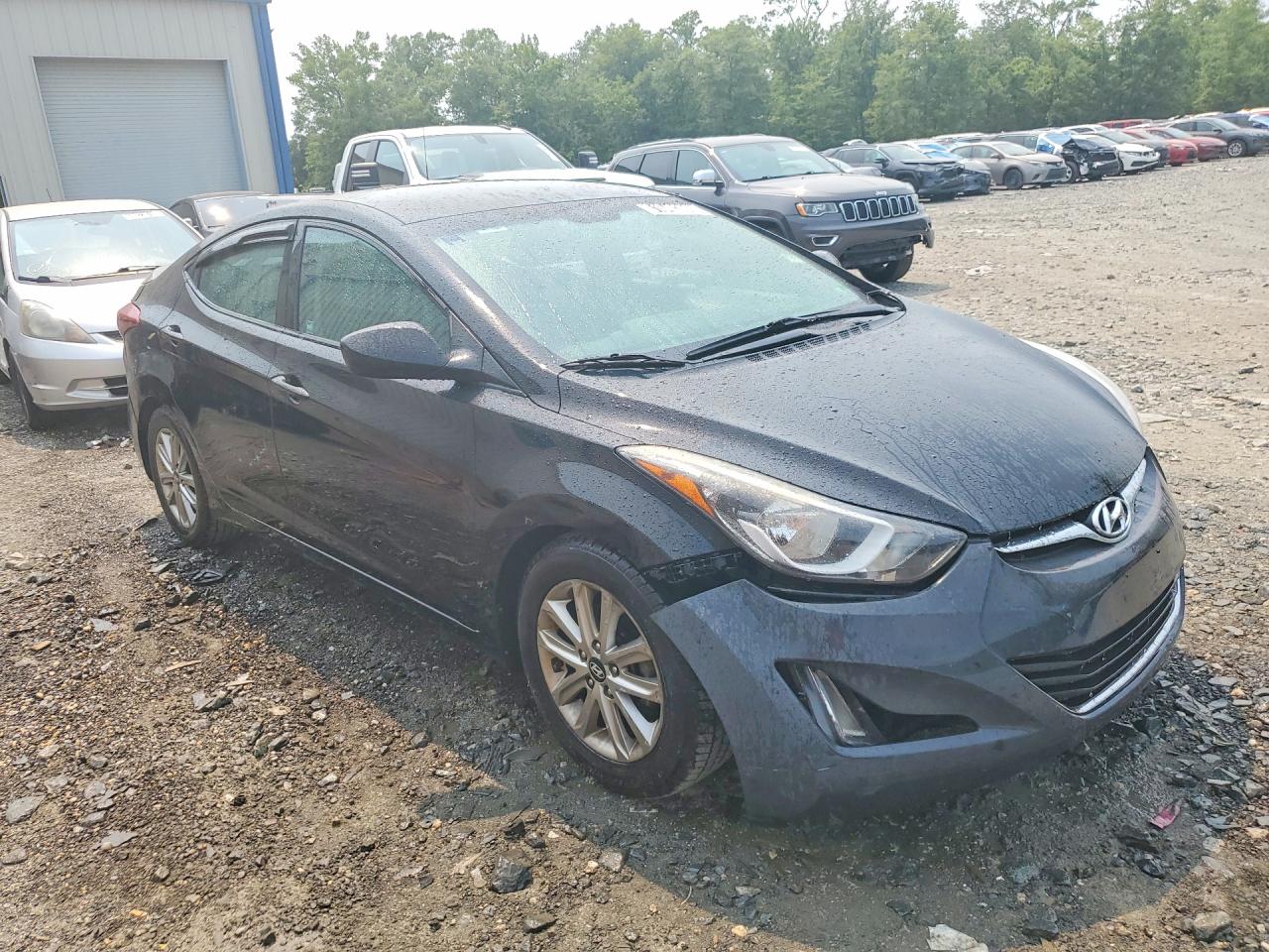 2015 Hyundai Elantra Se Black vin: KMHDH4AE8FU306999