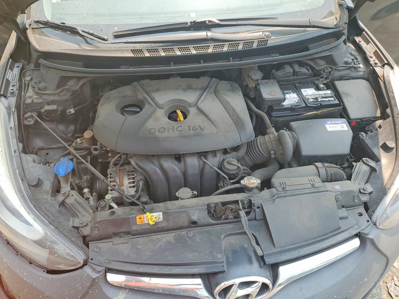 2015 Hyundai Elantra Se Black vin: KMHDH4AE8FU306999