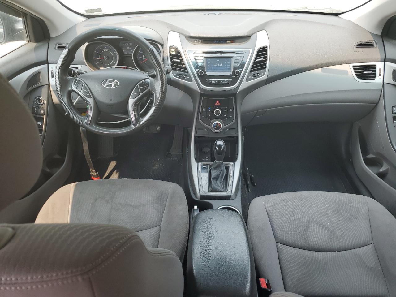 2015 Hyundai Elantra Se Black vin: KMHDH4AE8FU306999 Damage: Right Front Seat, Stained, Permanent