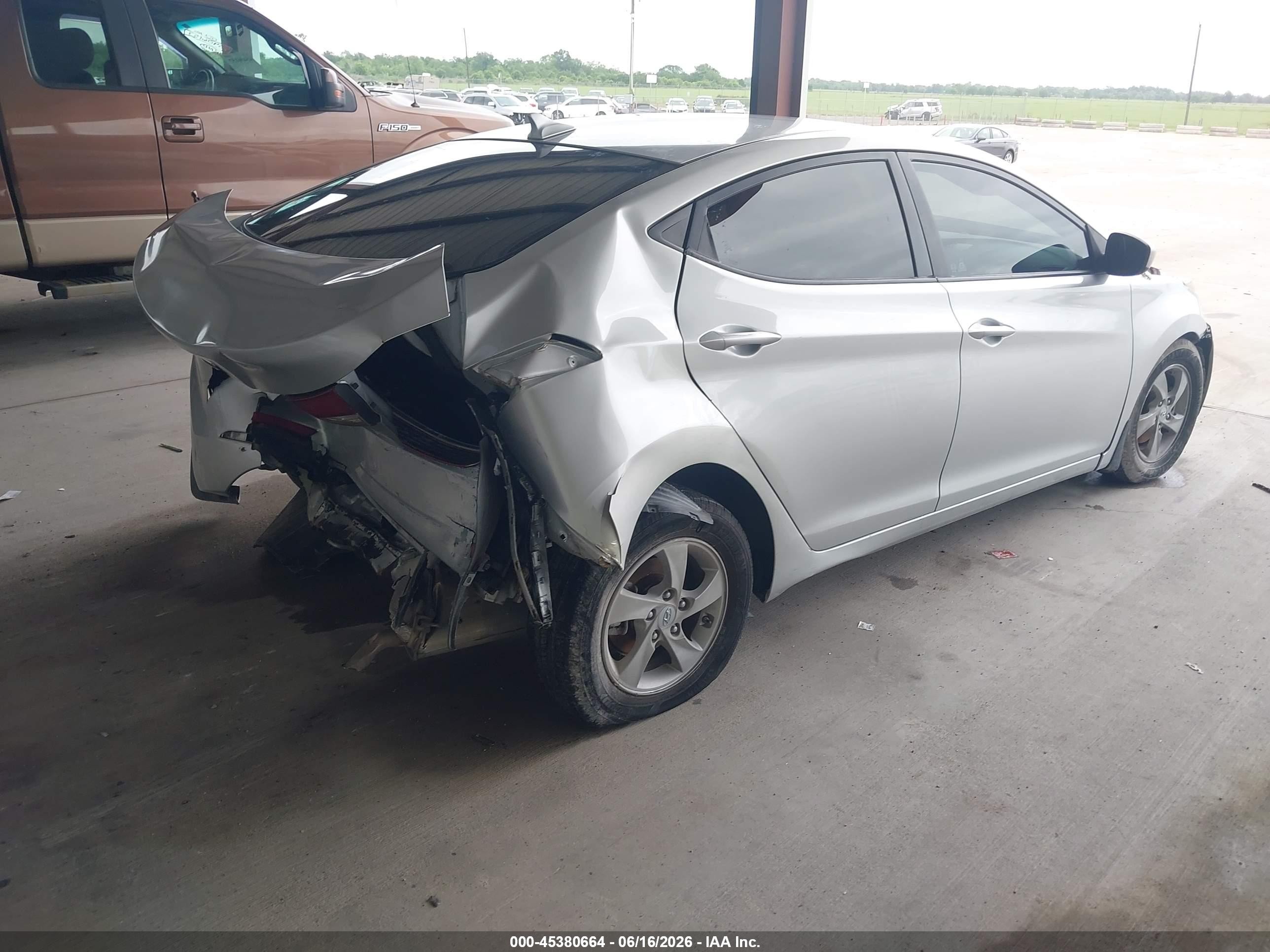 2015 Hyundai Elantra Se Silver vin: KMHDH4AE8FU309918