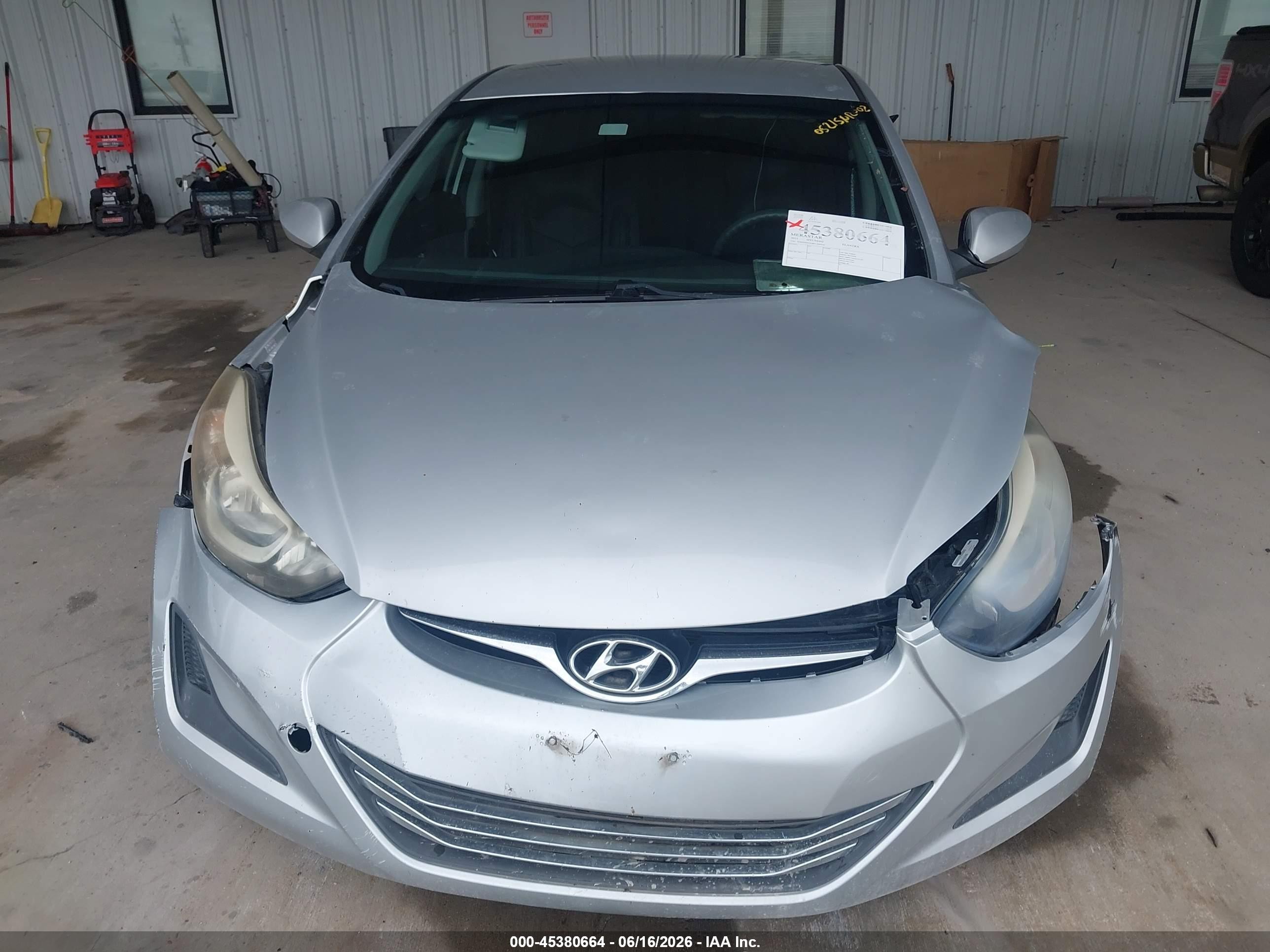2015 Hyundai Elantra Se Silver vin: KMHDH4AE8FU309918