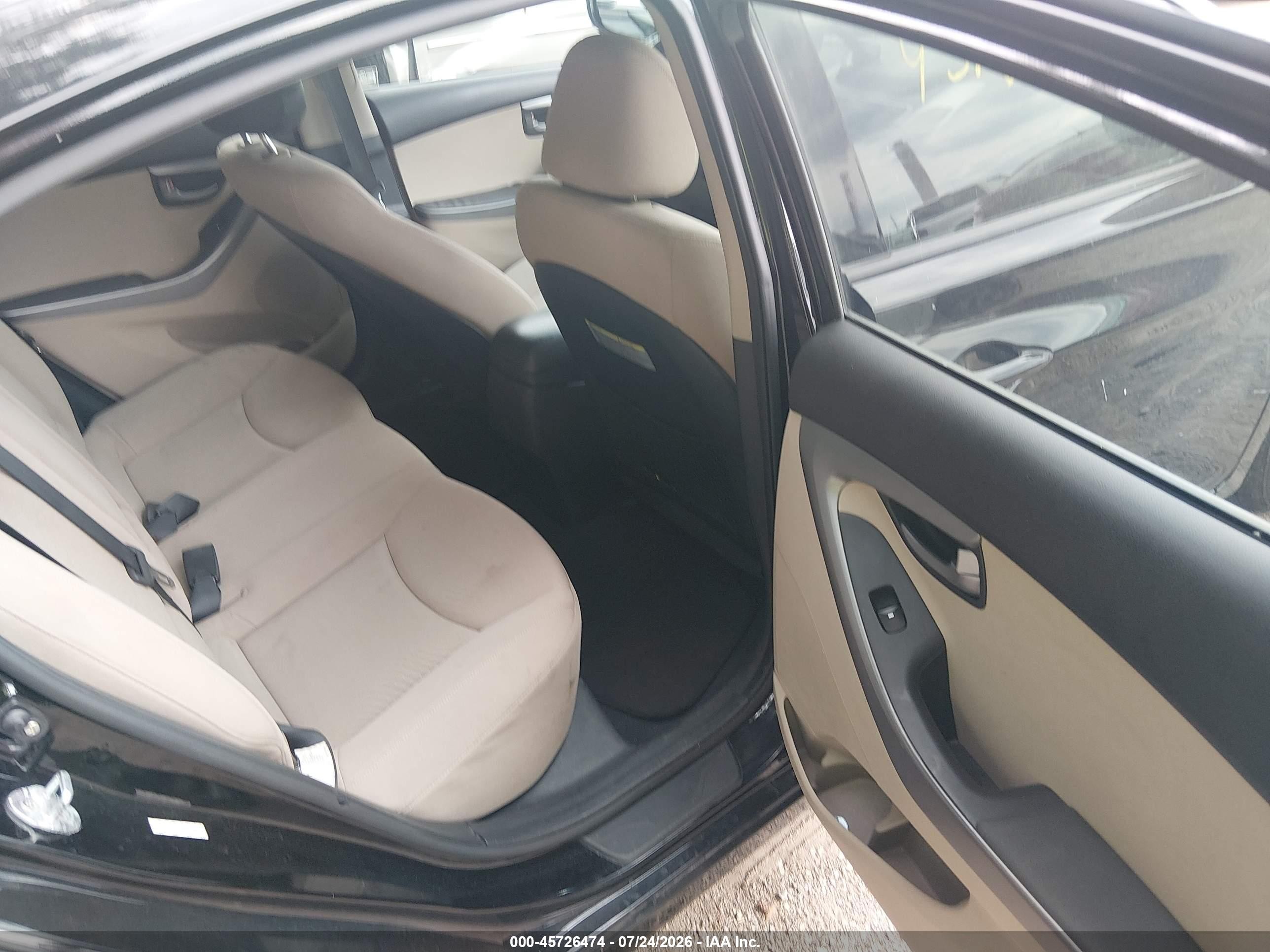 2015 Hyundai Elantra Se Black vin: KMHDH4AE8FU323222