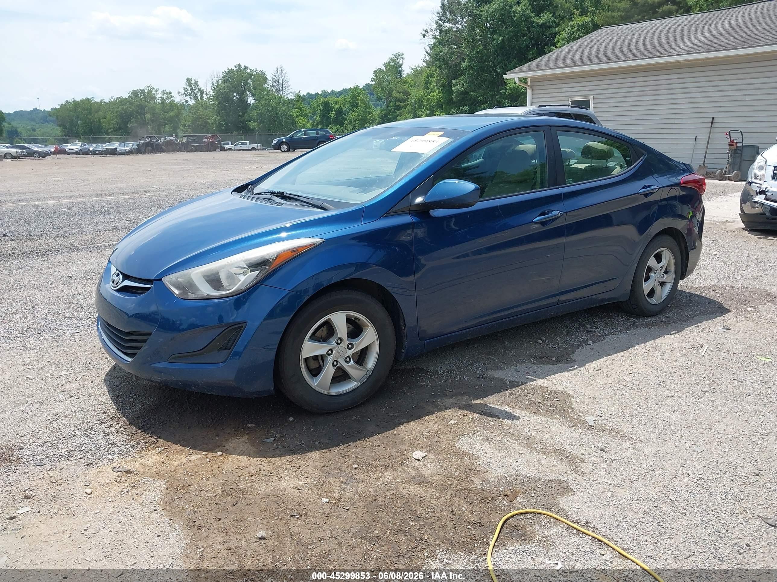 2015 Hyundai Elantra Se Blue vin: KMHDH4AE8FU329828