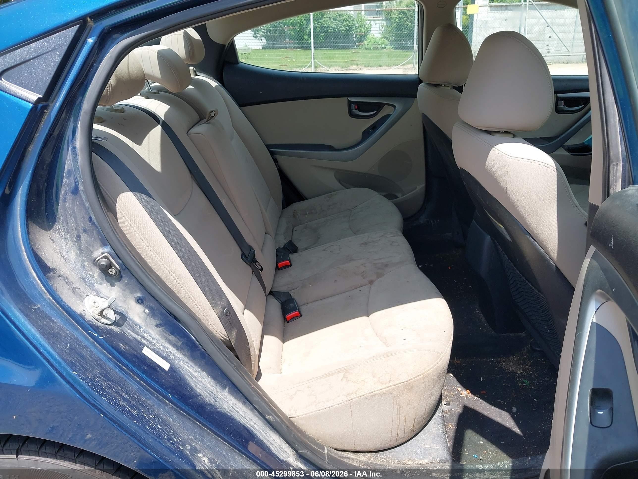 2015 Hyundai Elantra Se Blue vin: KMHDH4AE8FU329828