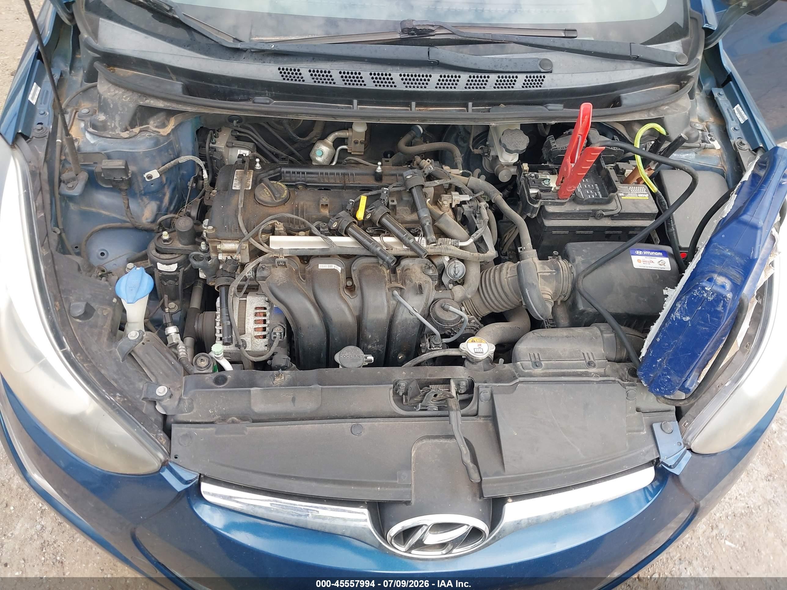 2015 Hyundai Elantra Se Blue vin: KMHDH4AE8FU354065