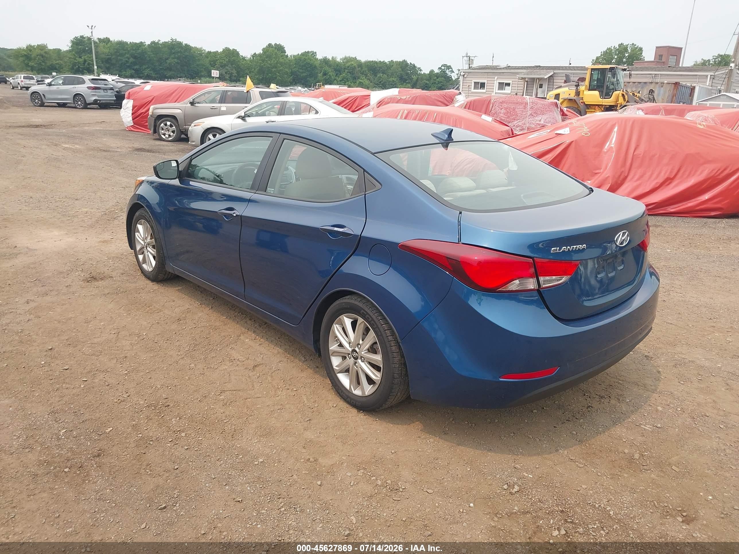 2015 Hyundai Elantra Se Dark Blue vin: KMHDH4AE8FU411347