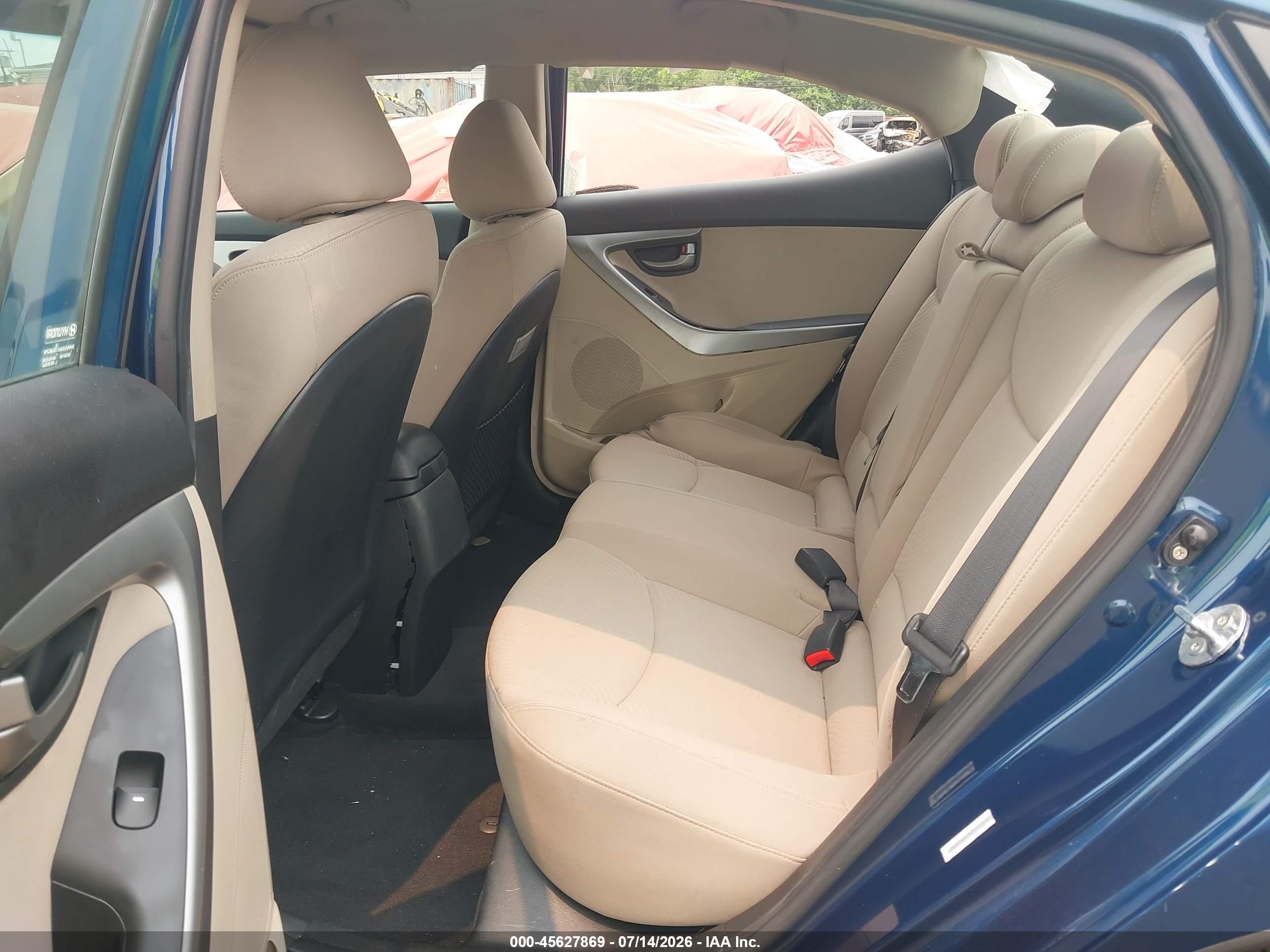 2015 Hyundai Elantra Se Dark Blue vin: KMHDH4AE8FU411347