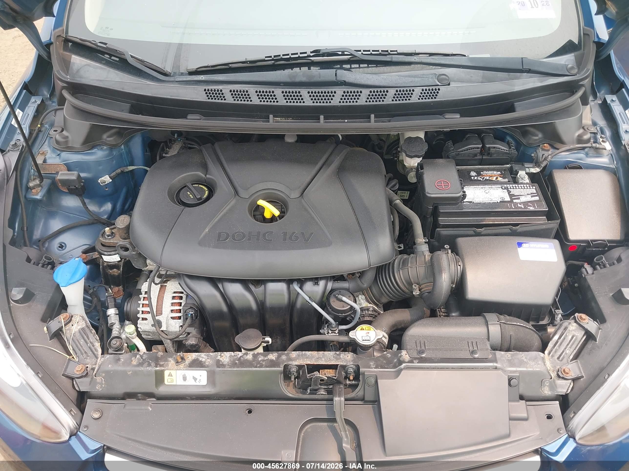 2015 Hyundai Elantra Se Dark Blue vin: KMHDH4AE8FU411347