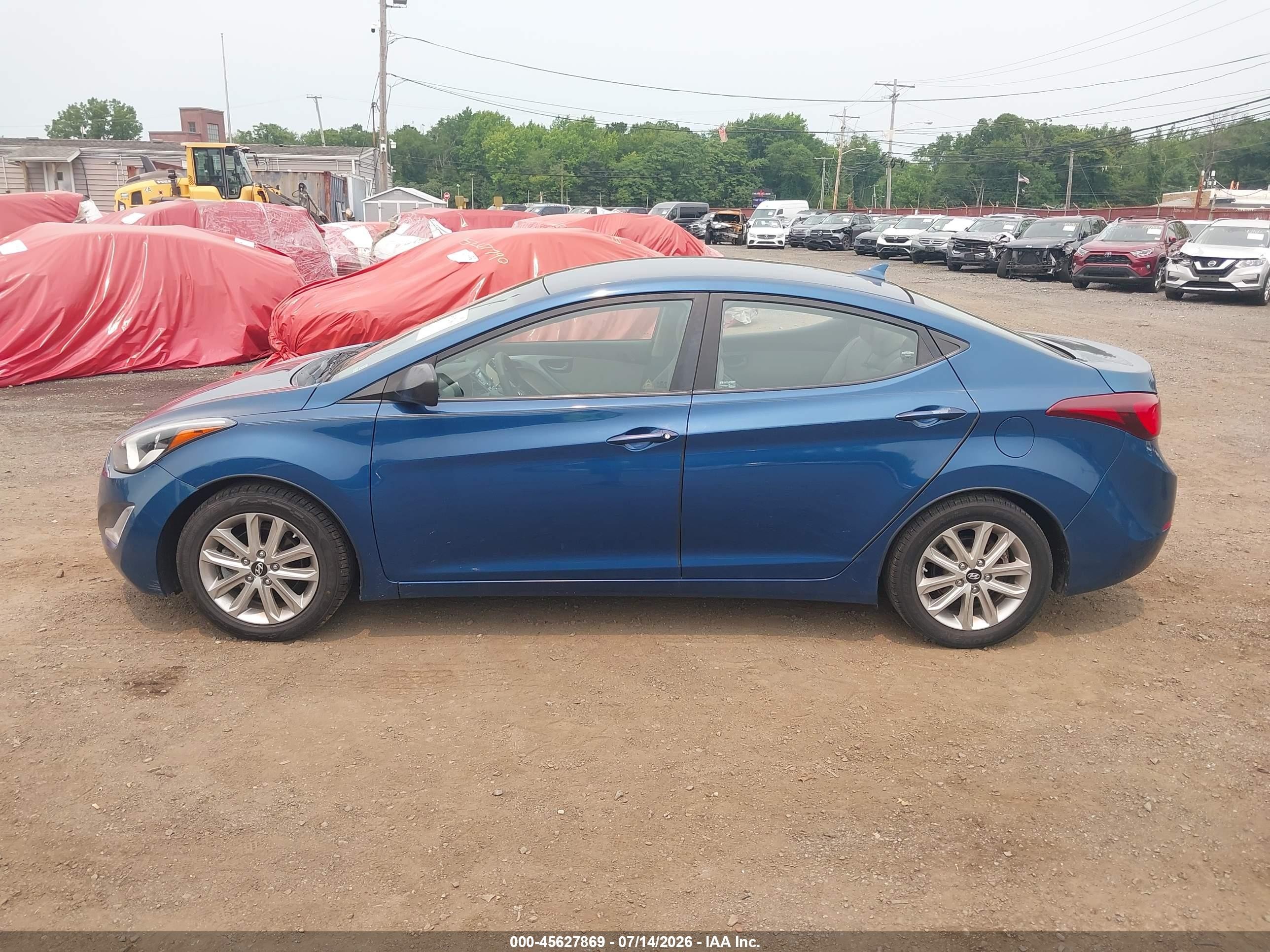 2015 Hyundai Elantra Se Dark Blue vin: KMHDH4AE8FU411347