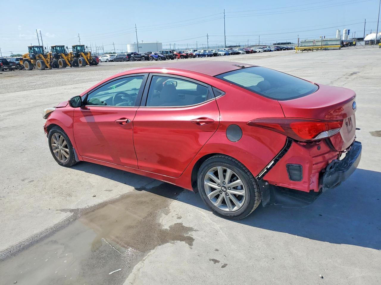 2015 Hyundai Elantra Se Red vin: KMHDH4AE8FU414197