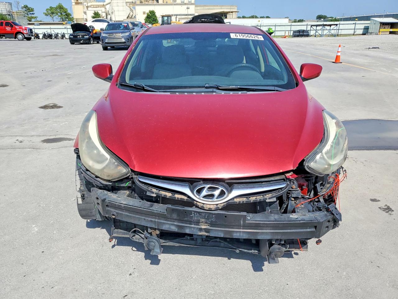 2015 Hyundai Elantra Se Red vin: KMHDH4AE8FU414197