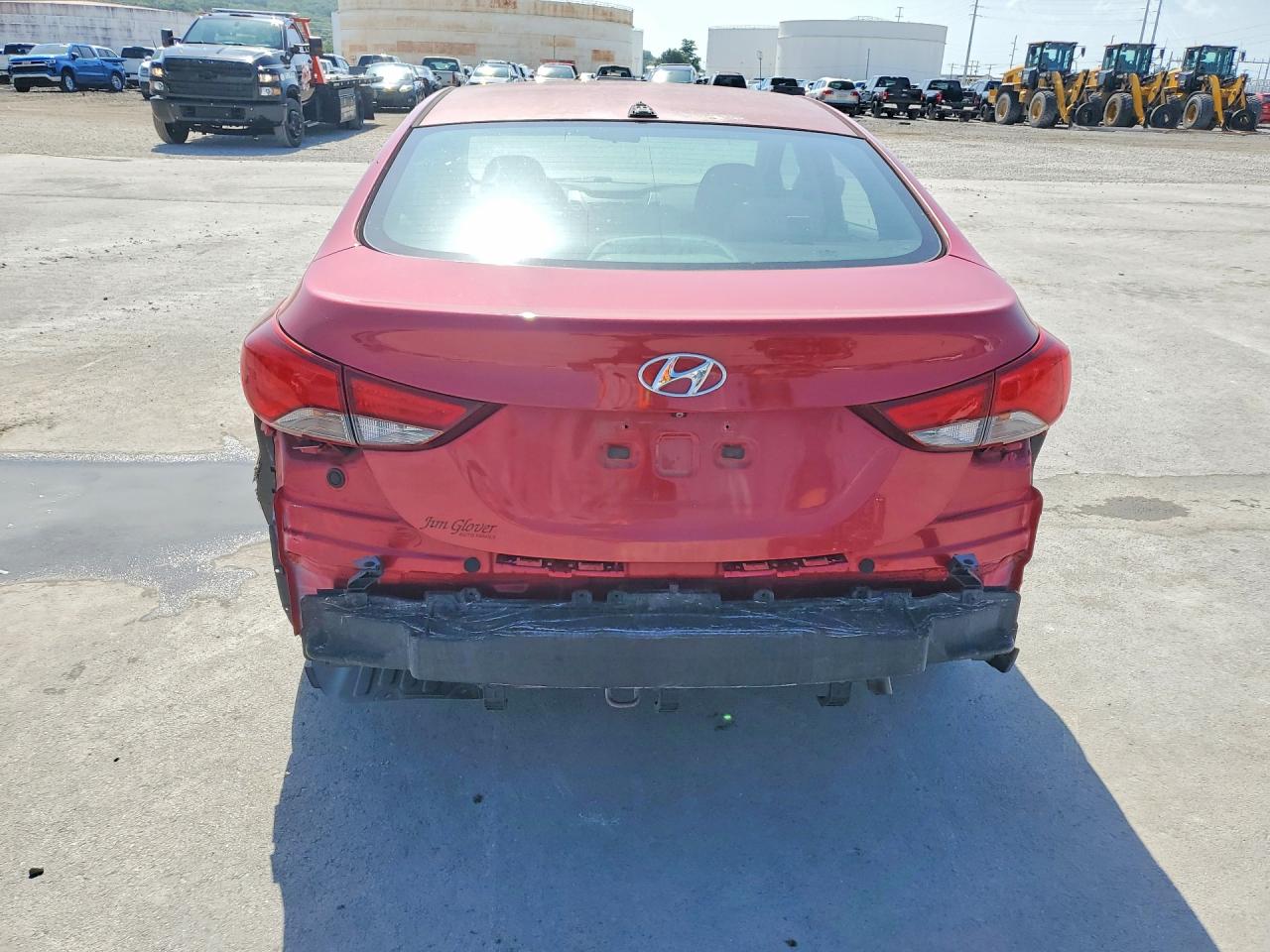 2015 Hyundai Elantra Se Red vin: KMHDH4AE8FU414197