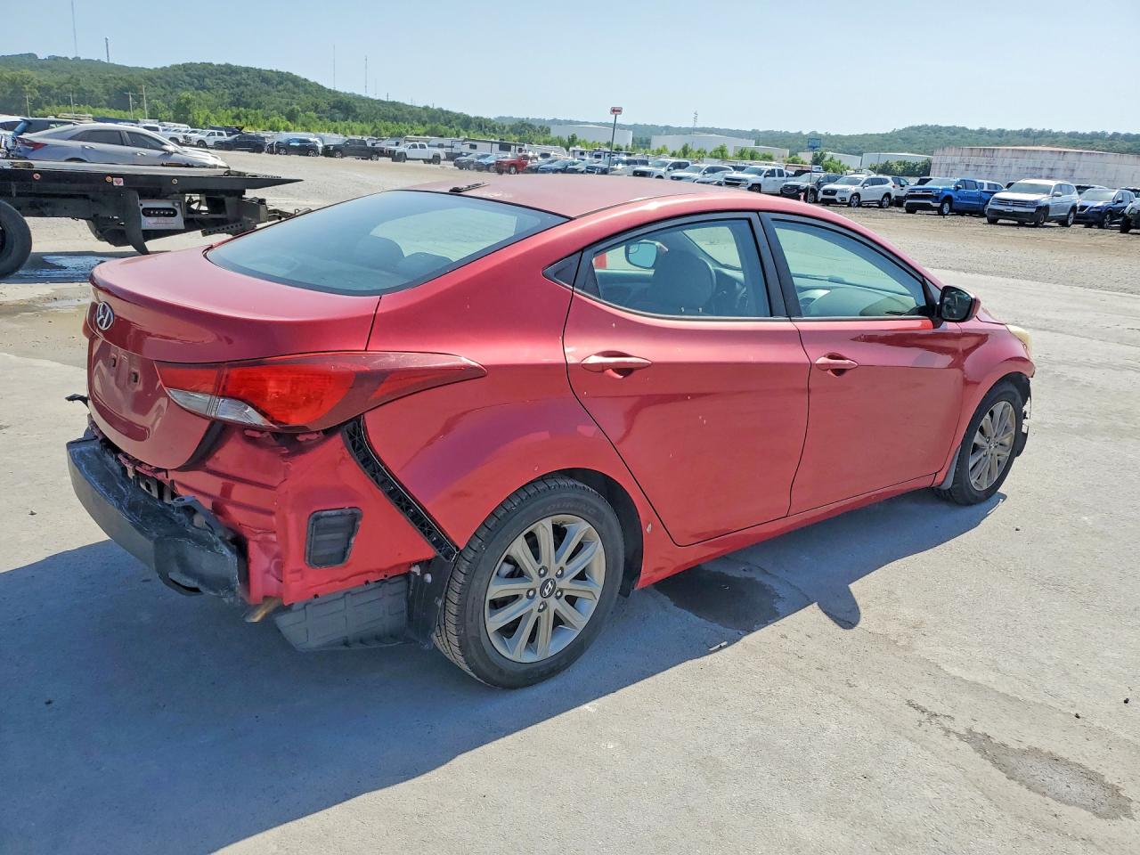 2015 Hyundai Elantra Se Red vin: KMHDH4AE8FU414197