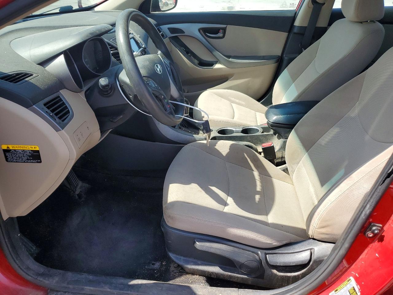 2015 Hyundai Elantra Se Red vin: KMHDH4AE8FU414197