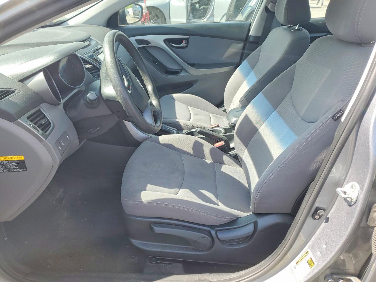 2015 Hyundai Elantra Se Gray vin: KMHDH4AE8FU420730
