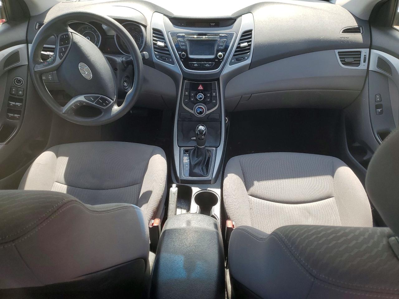 2015 Hyundai Elantra Se Gray vin: KMHDH4AE8FU420730