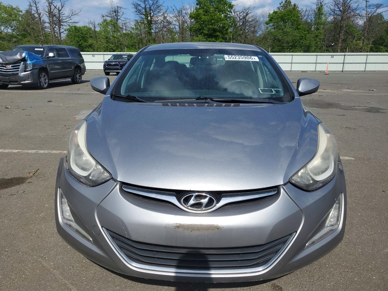 2015 Hyundai Elantra Se Gray vin: KMHDH4AE8FU420730