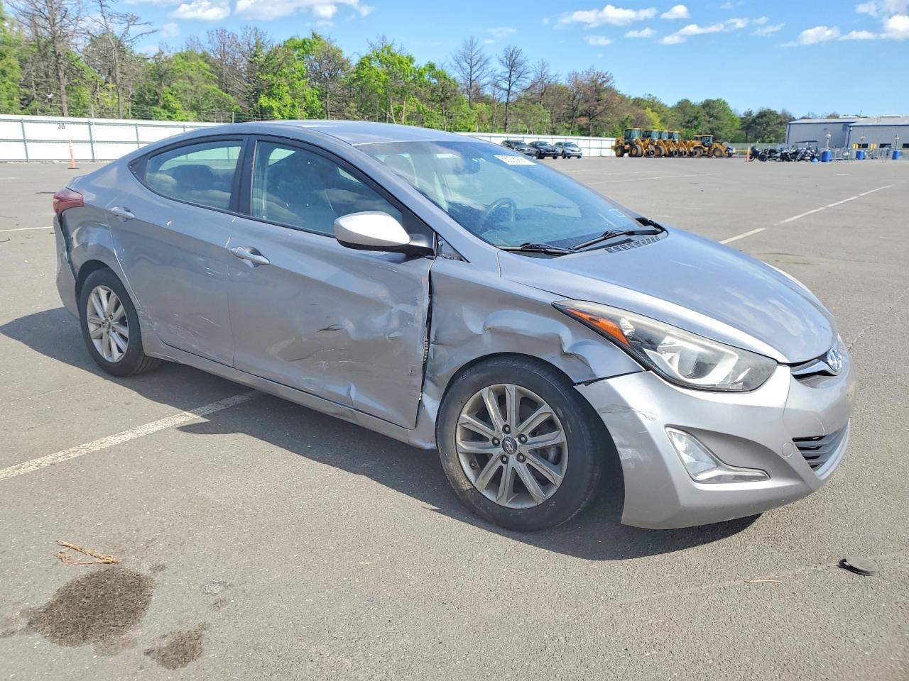 2015 Hyundai Elantra Se Gray vin: KMHDH4AE8FU420730