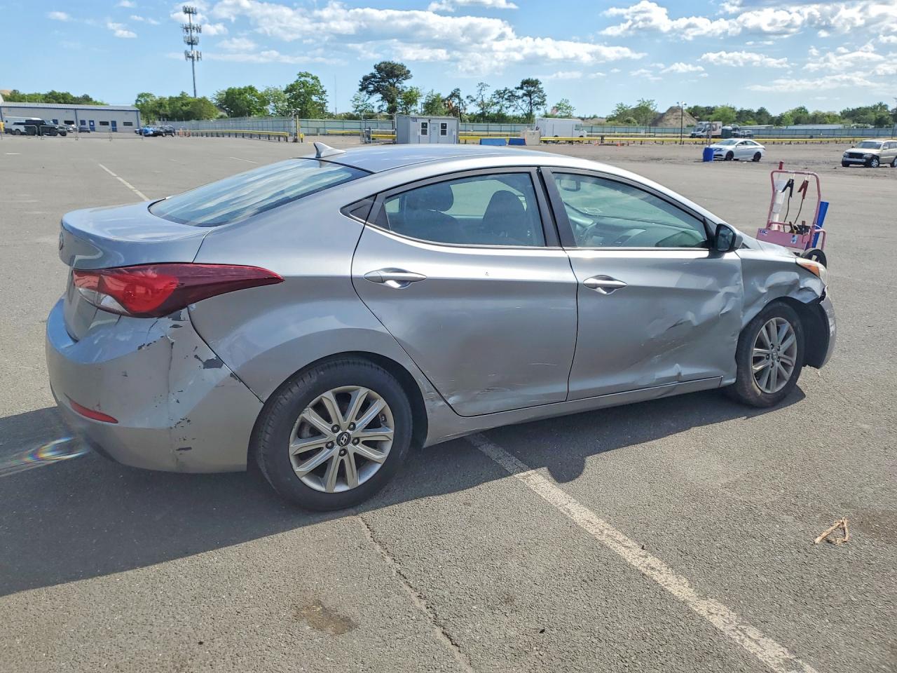 2015 Hyundai Elantra Se Gray vin: KMHDH4AE8FU420730