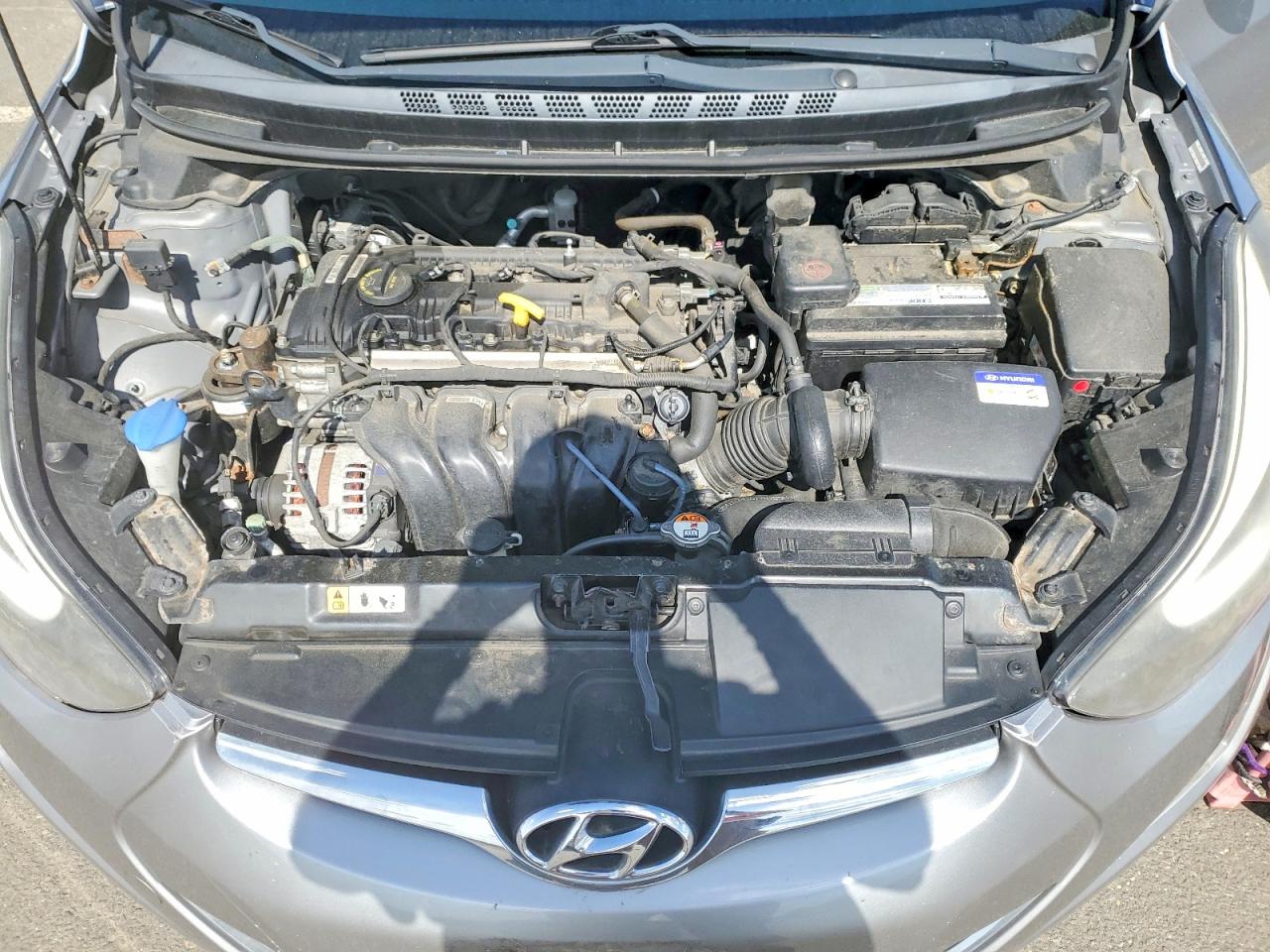 2015 Hyundai Elantra Se Gray vin: KMHDH4AE8FU420730