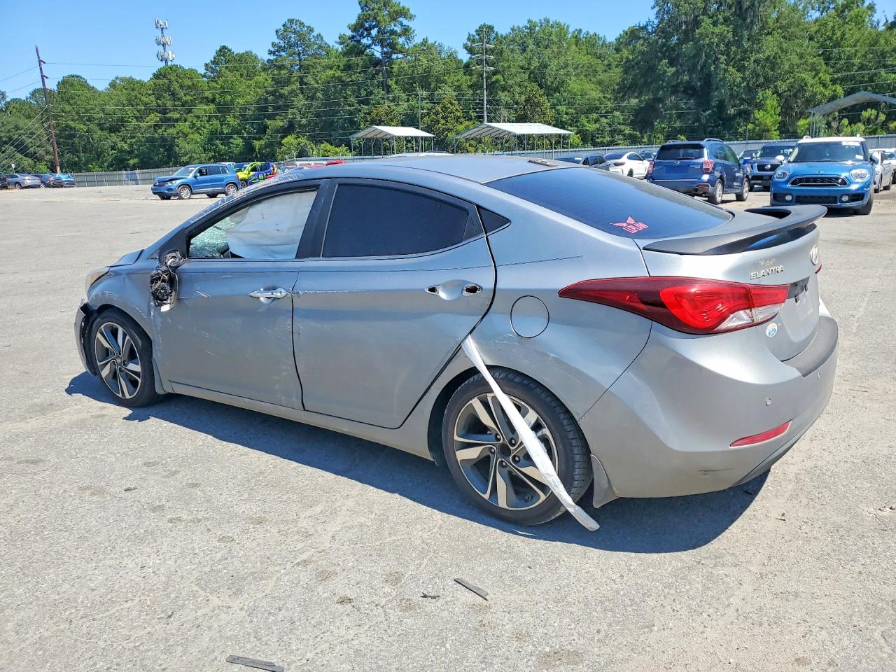 2015 Hyundai Elantra Limited Серый vin: KMHDH4AE8FU426303