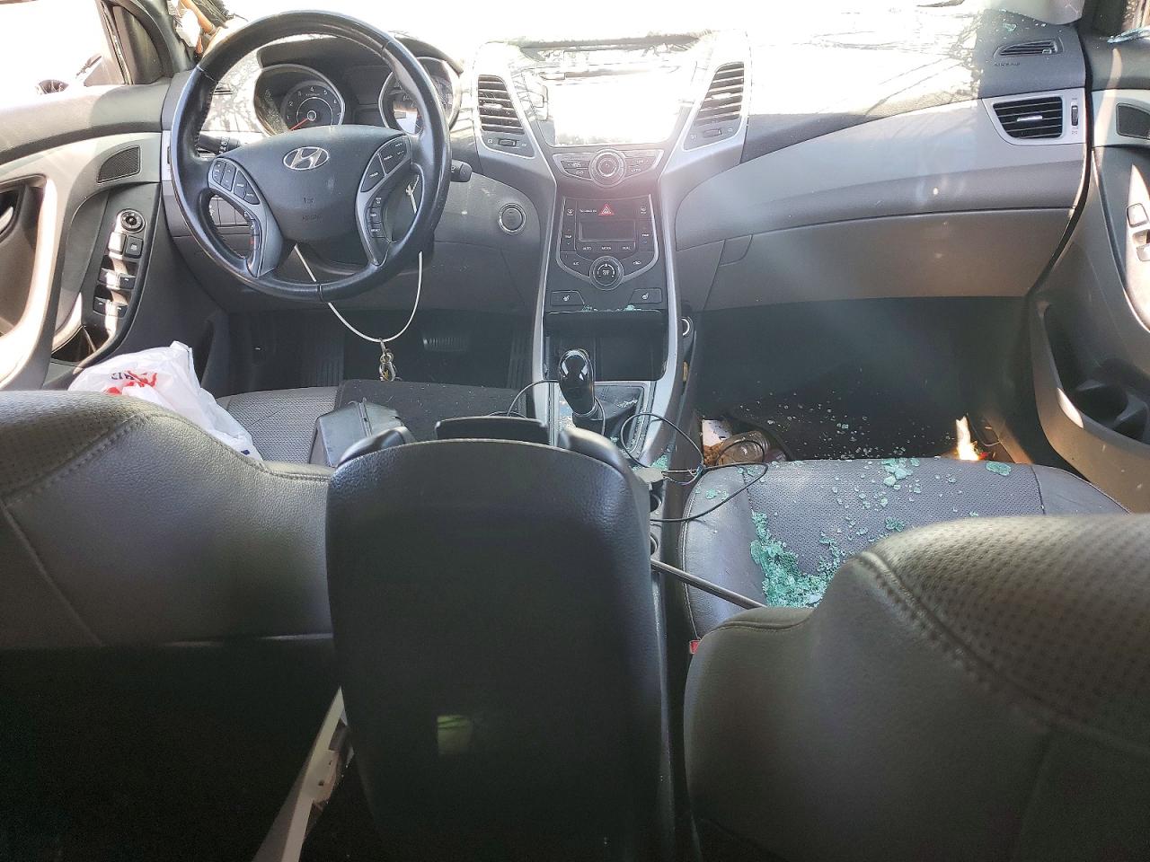 2015 Hyundai Elantra Limited Серый vin: KMHDH4AE8FU426303