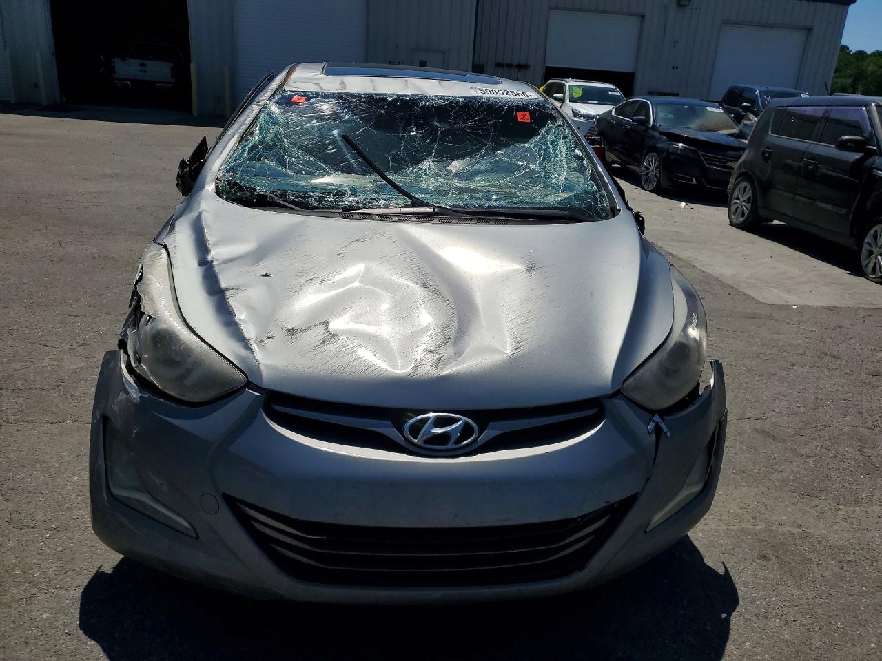 2015 Hyundai Elantra Limited Серый vin: KMHDH4AE8FU426303