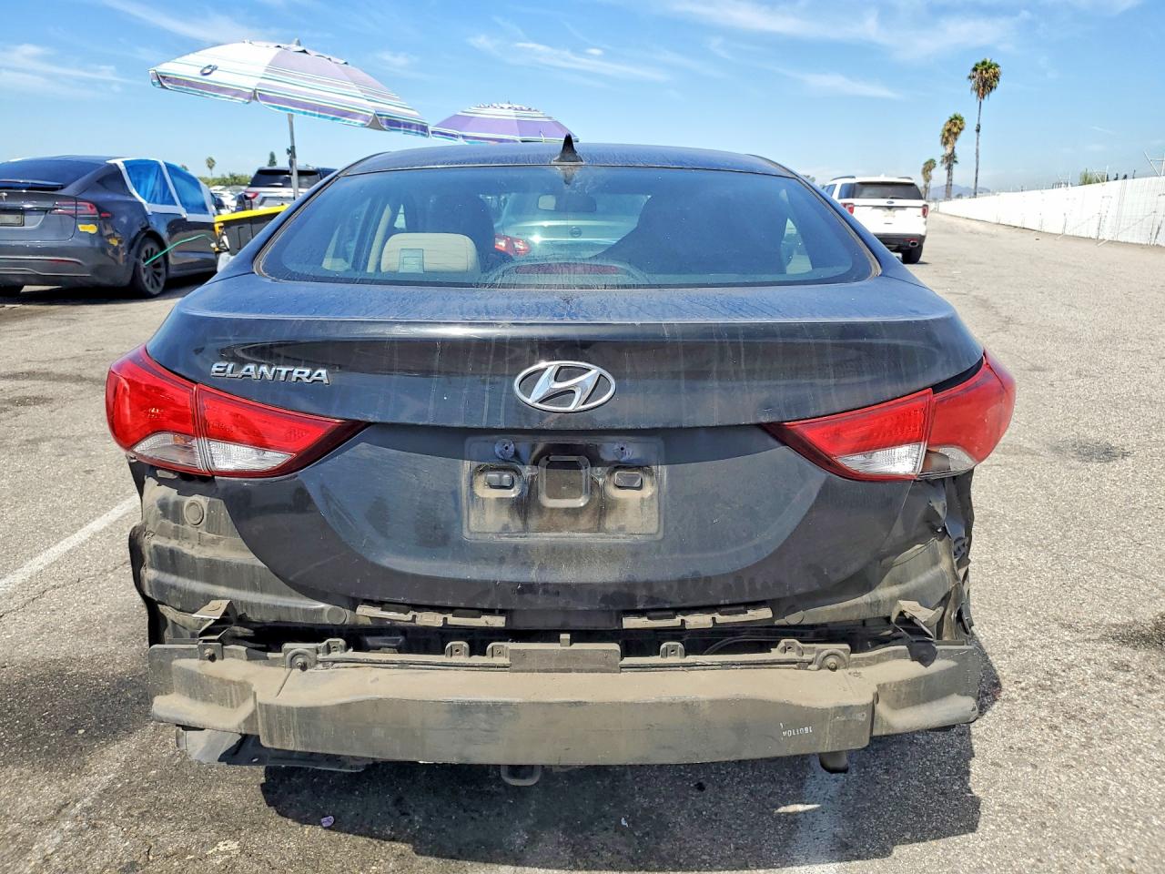 2015 Hyundai Elantra Se Черный vin: KMHDH4AE8FU438158