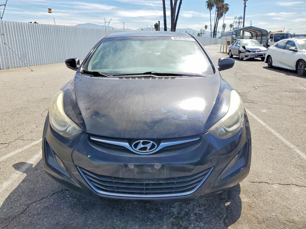 2015 Hyundai Elantra Se Черный vin: KMHDH4AE8FU438158