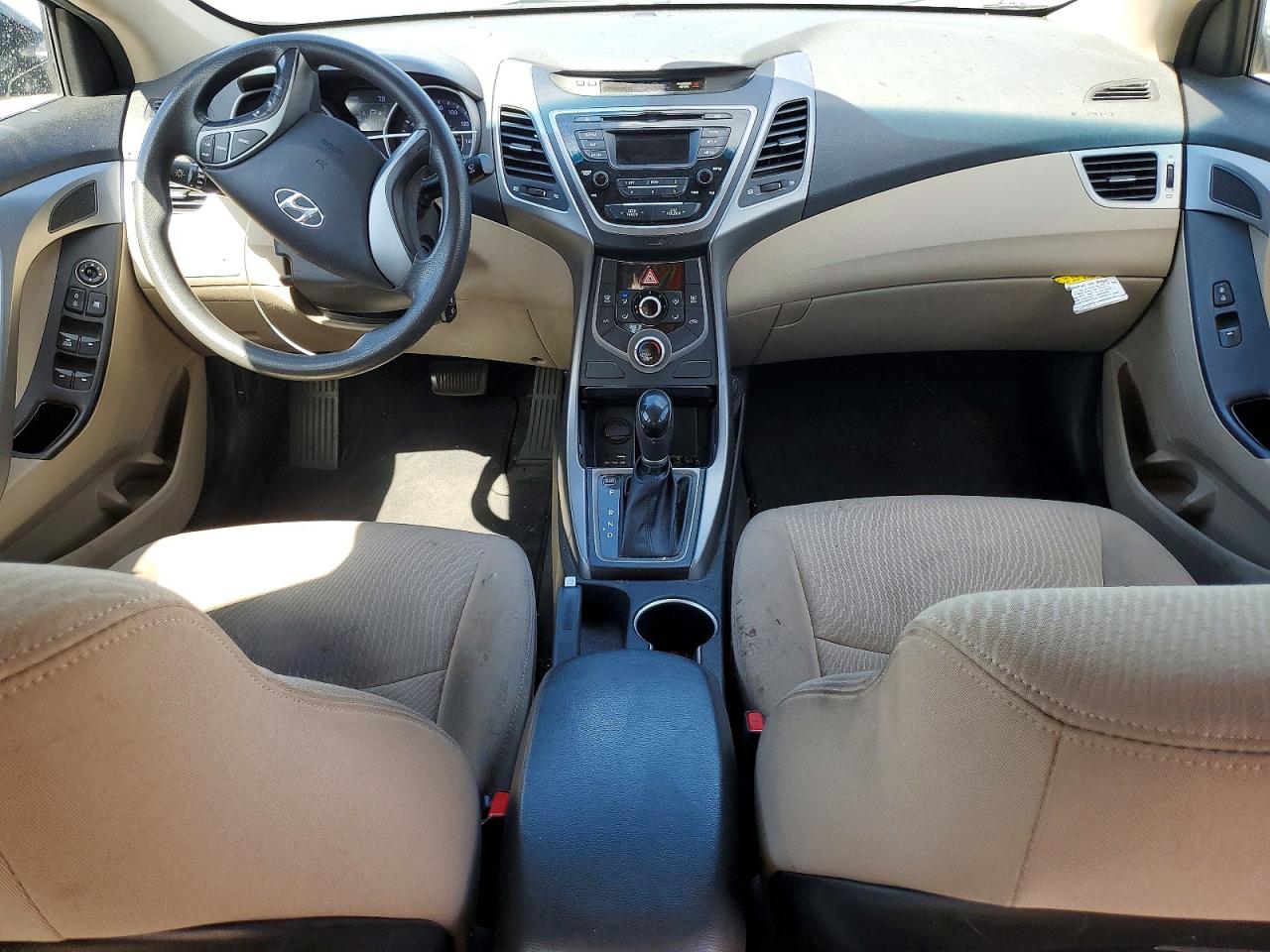 2015 Hyundai Elantra Se Черный vin: KMHDH4AE8FU438158